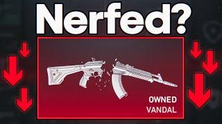 Has the Vandal Been Accidentally Nerfed?