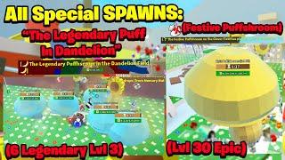 All CRAZY Things Onett SPAWNED In Bee Swarm Simulators History 6 legendary puffs & LVL 30 EPIC