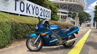 Kawasaki ZZR250 inカシマサッカースタジアム