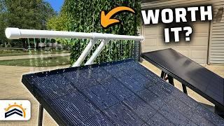 Surprising Power Gains By Cooling Solar Panels