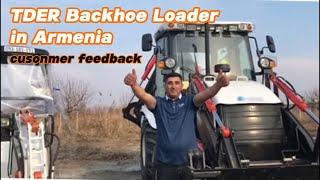 Thanks to #Armenian customer for their feedback video of #TDER #backhoeloader ZT388T. #tderstories