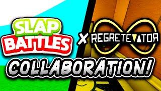 The SLAP BATTLES x REGRETEVATOR update is awesome