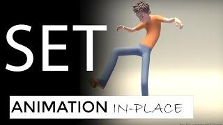 Set Animation In Place in Blender For Unity