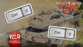 Ctrl+C - Ctrl+V гейплей в War Thunder  СТРИМ