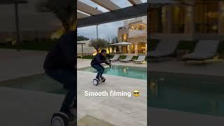 Filming smooth gimbal videos with Segway #gimbal #djironin #dji #filmmaking #filmmaking #redcamera