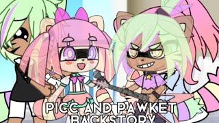 •picc and pawkets backstory•gacha life•day 2•