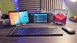 1 keyboard 3 devices?  ProtoArc XKM01 Folding Bluetooth Keyboard Mouse Review