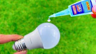 Why is it not Patented? Drip Super Glue on the LED Bulb and be Amazed