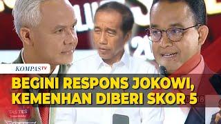 Begini Respons Jokowi Kemenhan Diberi Skor 5 Dalam Debat Capres