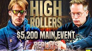 HIGH ROLLERS 2020 ME $5200 IgorKarkarof  SamSquid  Tomatee Final Table Poker Replays