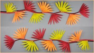 SIMPLE FOLDED COLORFUL LEAVES  DECORATIVE PAPER LEAVES DESIGN