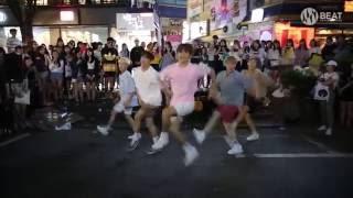 Chris Brown - Fine China Dance cover Busking in Hongdae