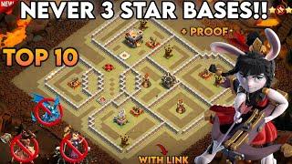 NEW NEVER 3 STAR BASES WITH LINK + PROOF TH11 NEW BASES DESIGN WARCWLPUSH {CLASH OF CLANS}