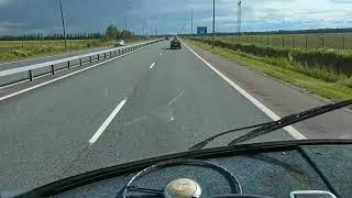 Mercedes L319   Driving Oulu Highway