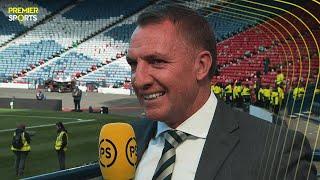 Brendan Rodgers reacts to Celtics dramatic Scottish Cup Semi-Final win over Aberdeen