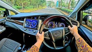 Driving POV TOYOTA KIJANG INNOVA 2.4 V TURBO DIESEL REBORN 2022  Acceleration & Handling Test Drive