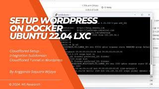 How To Setup Wordpress on Docker Ubuntu 22.04 Linux Container - Cloudflare Tunnel Integration