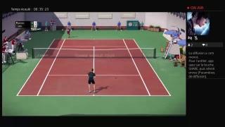 PlayStaytion 4 Tennis World Tour - career mode live