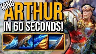 King Arthur 60 Second Guide  SMITE #Shorts