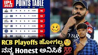 TATA IPL 2023 RCB Playoffs qualification scenario explained in KannadaCan RCB make into playoffs