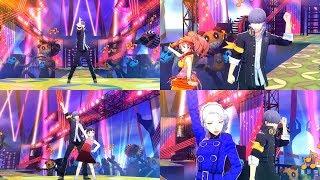 Persona 4 Dancing All Night - Dance Video w All Partners