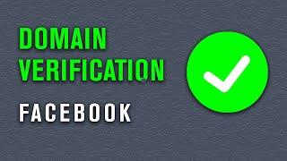 How To Verify Domain On Facebook Business Manager  DNS Verification Facebook 2021