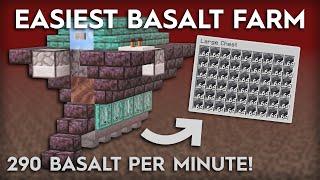 Minecraft Easiest Basalt FarmGenerator - 290 Basalt Per Minute