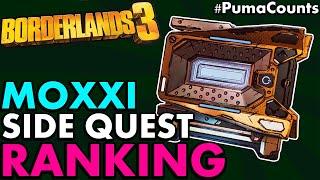 Ranking All New MOXXI DLC SIDE MISSION Guns & Weapons Borderlands 3 DLC 1 Side Quests #PumaCounts