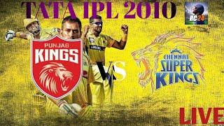 CSK VS PBKS Tata IPL 2010 live  join me 