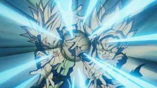 Two people only 7-8 years old on beat Broly threw up，this look like Kamehameha Moves Very powerful