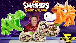 Zuru Smashers Dino Island Mini T-Rex Battles Fire The Eyeball AdventureFun Toy review