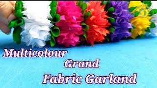 Multicolour Grand Fabric Garland  ಹಬ್ಬಗಳ ಅಲಂಕಾರಕ್ಕೆ Cloth Garland