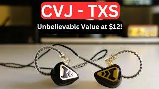 CVJ TXS IEMs Unbelievable Value at $12 Resin Shells Dual Dynamic Drivers & 3 Tuning Modes