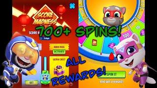 Talking Tom Hero Dash - Score Madness - 700+ SpinsAll Event Rewards