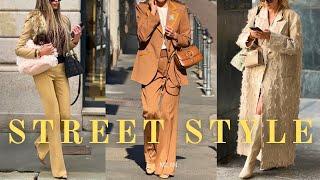 Effortlessly Elegant Spring Fashion in Milan Street Style Trends & Spring Chic•Iconic Looks