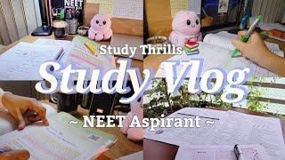 Productive Study Vlog  a day in the life of a NEET aspirant  NEET 2022 