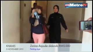 Zarina Anjoulie didenda RM5000