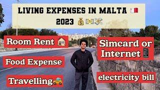 Living expenses in malta  2023@mohitkamalvlogs