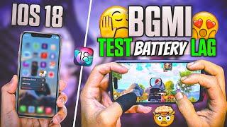 IOS 18 Pubg - Bgmi test  los 18 In iPhone 12  ios 18 gaming test  los 18 beta ios 18 gaming mode