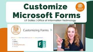 How to Create a Custom Microsoft Forms  Quick Tips