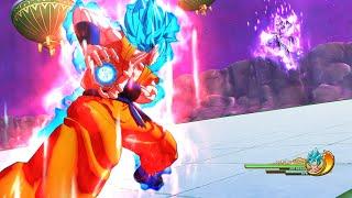 Dragon Ball Z Kakarot - SSB Kaioken Goku New Blue Kaioken Transformation Mod
