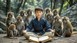 Kung Fu Movie Guided by a monkey a boy discovers a martial arts secret destined for greatness