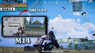 SAMSUNG M14 ONE UI 6 - 90 FPS ?   PUBG  BGMI NEW UPDATE  & GAMEPLAY }