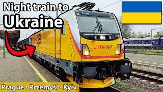 Taking a night train towards UKRAINE in 2023  RegioJet to Przemyśl onwards with Ukrainian Railways