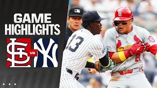 Cardinals vs. Yankees Game Highlights 9124  MLB Highlights