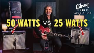 25 Watts VS 50 Watts. What Guitar Amp SHOULD YOU Buy?