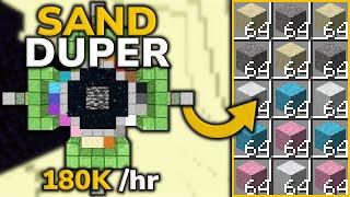 MINECRAFT BEST SAND DUPER 1.21 180000 HR GRAVITY BLOCK FARM TUTORIAL