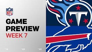 Tennessee Titans vs. Buffalo Bills  2024 Week 7 Game Preview