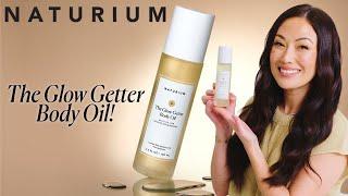 Get Ready to Glow With NATURIUM The Glow Getter Body Oil