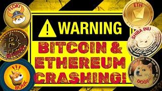 ️ BITCOIN AND ETHEREUM ARE CRASHING  YOU NEED TO SEE THIS NOW  MILLIONAIRES WILL BE MADE NEXT